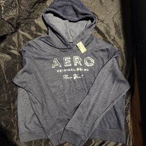 Aeropostale Blue Hoodie Sweater